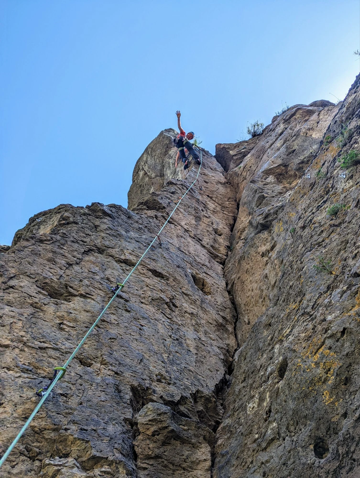 And we went back into the climbing life! It was awesome! After a couple of days we were fit again and did weeks of climbing!