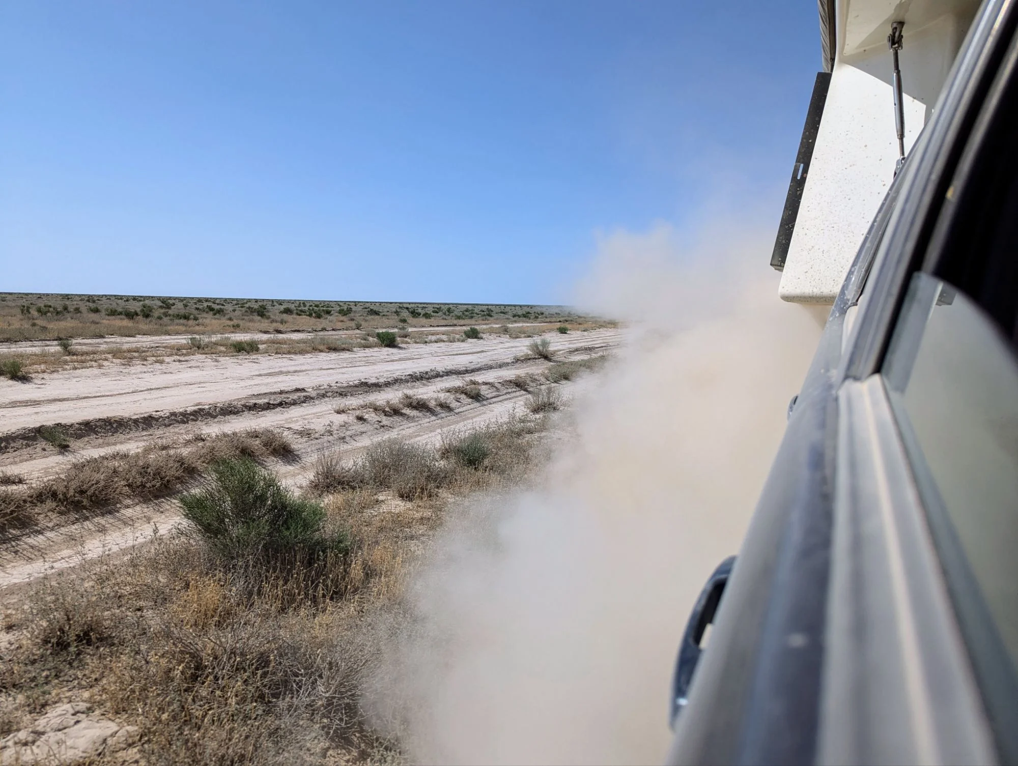 A lot, lot, lot of dust! I loved it and it always reminds me on Mad Max.