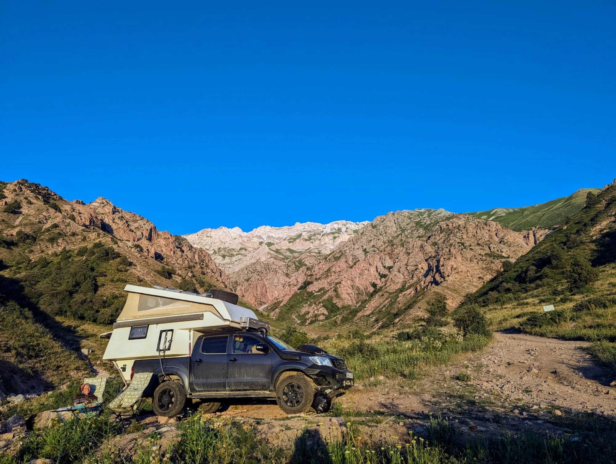 We found an amazing camp spot.
