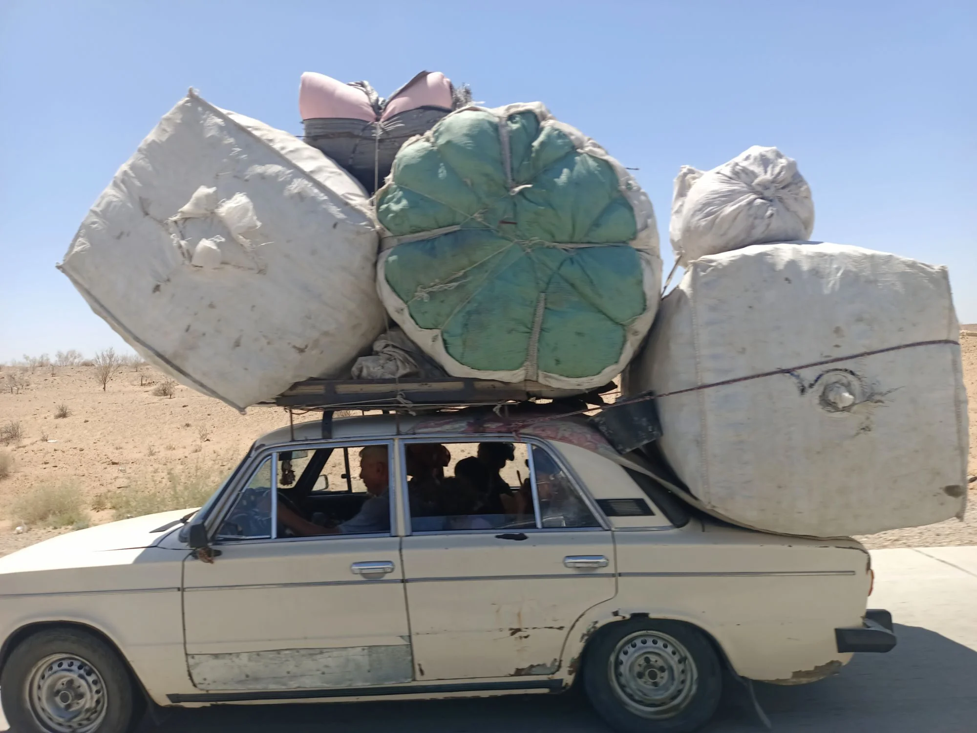 But of course the locals knew how to pack their stuff.