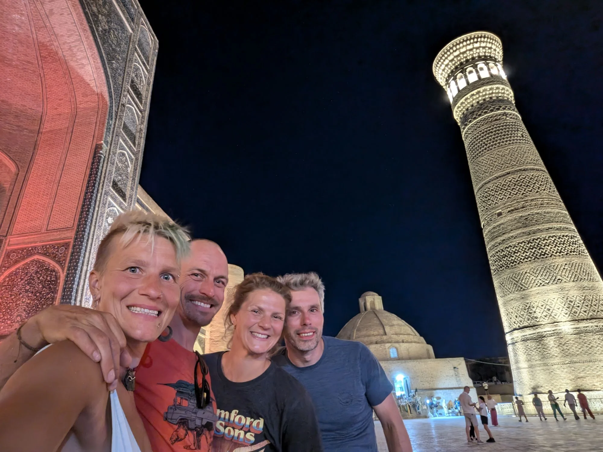 We met again friends we got to know before in Georgia and had a great time together.
