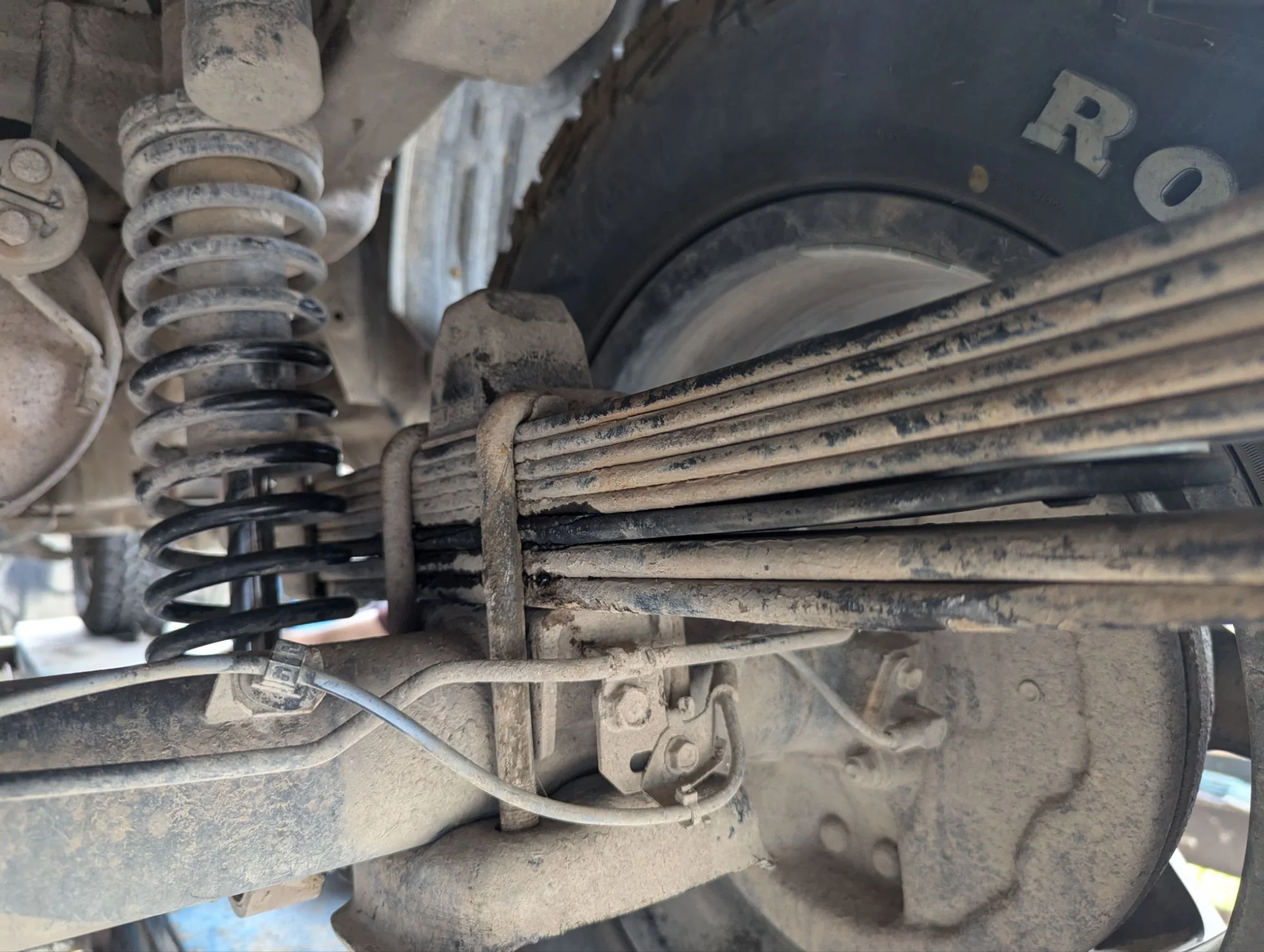 After a whole lot of research we added an additional leaf spring to Rosinante&rsquo;s suspension. We payed about 30€ for the work. The prices for most services  are much lower in Kazakhstan compared to EU and Georgia.