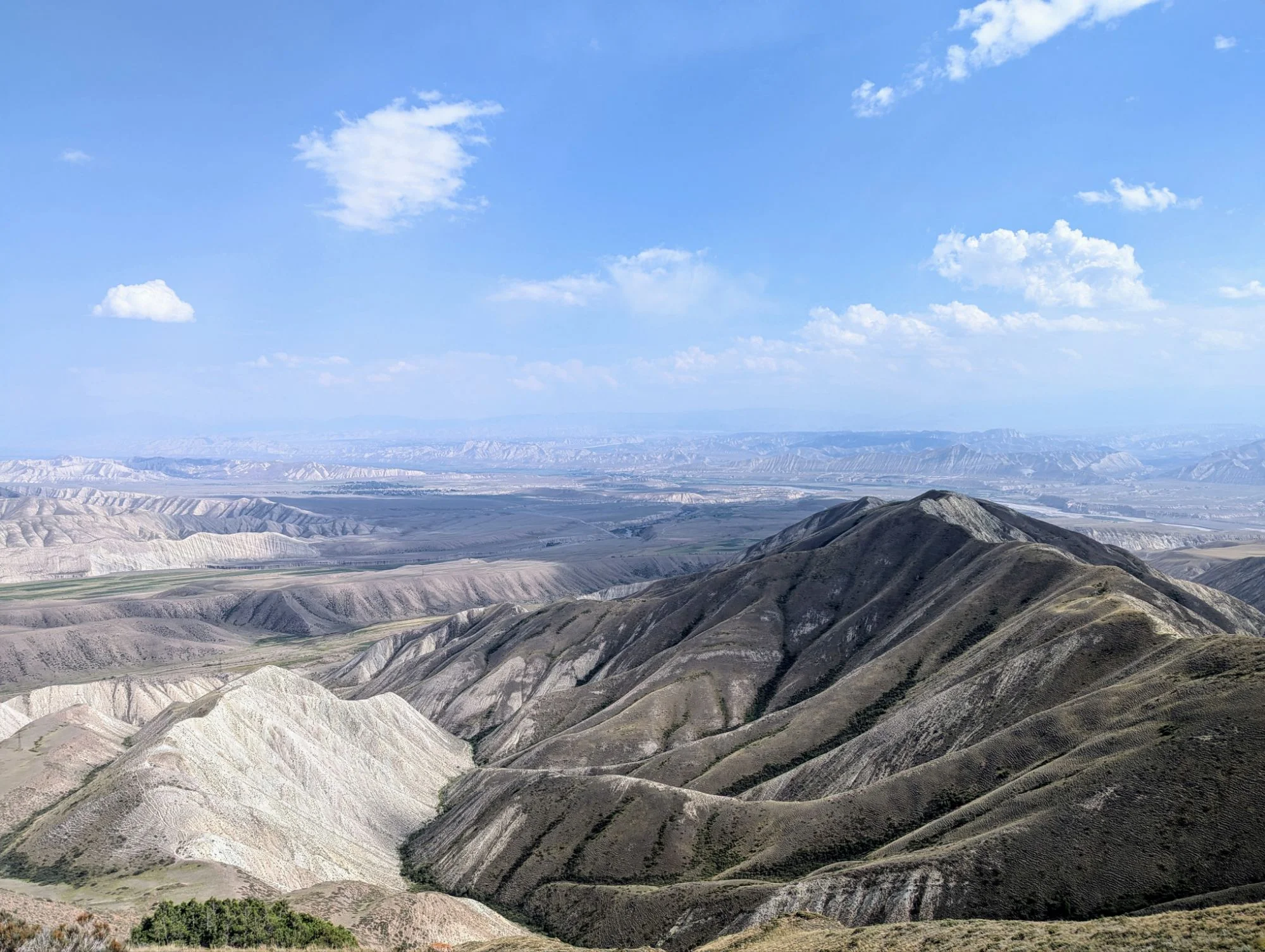 We drove a whole lot of dirt roads in the direction of Osh.