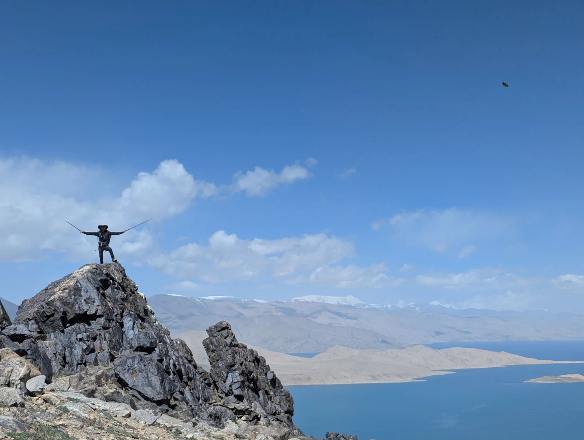 Racki and I did a nice hike up on the summit of the Urtabuz mountain at 5047 meters. It was a super easy hike.