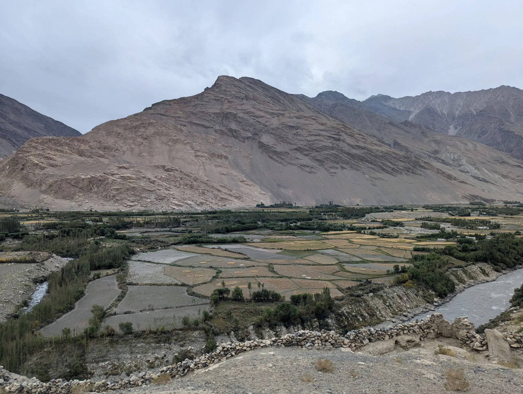 I liked the old school patterns of fields. The local farmers did not use machines and did all by hand and with the help of donkeys, horses and cows.