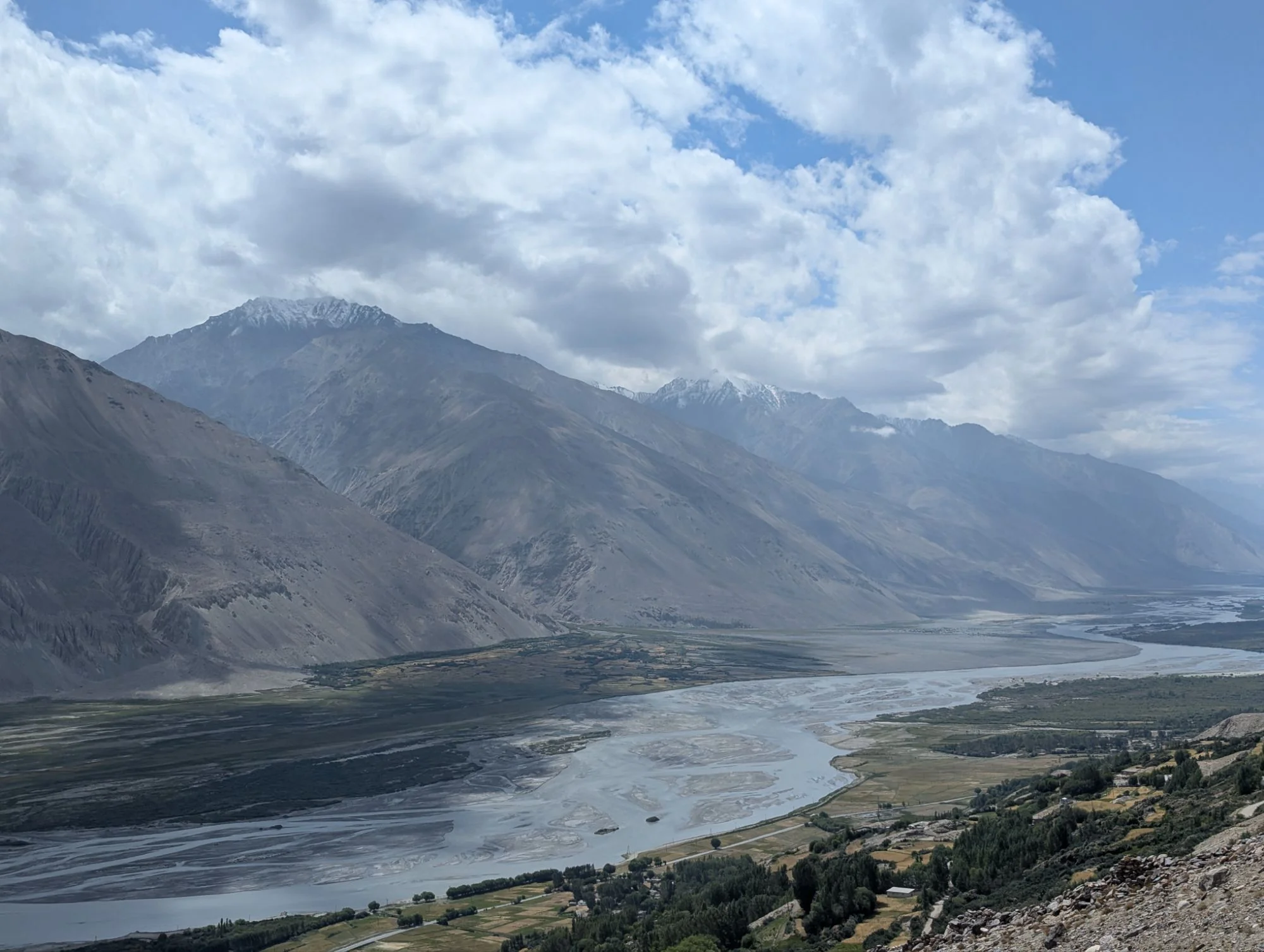 The views along the river were very interesting.