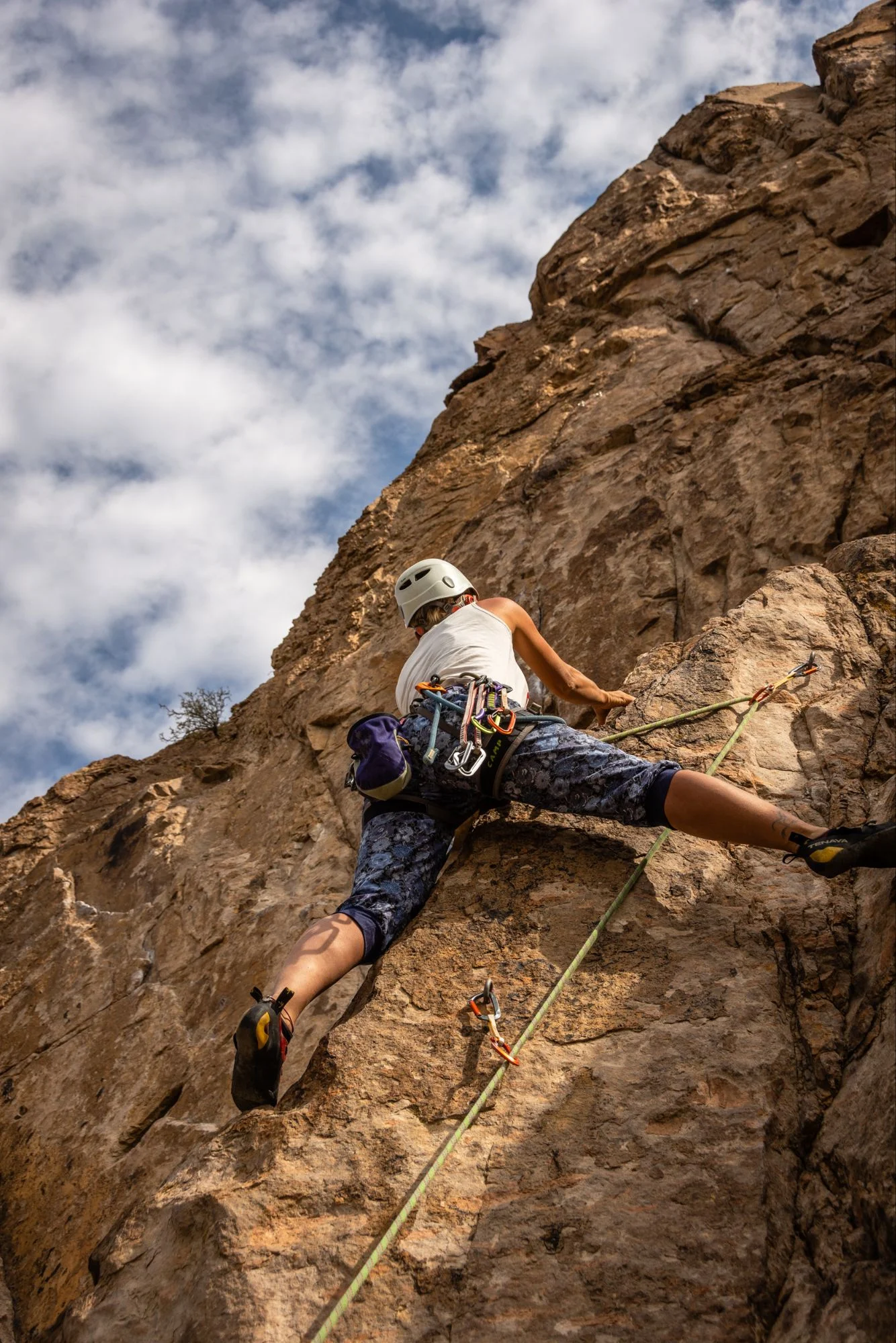 We did a whole lot of climbing.