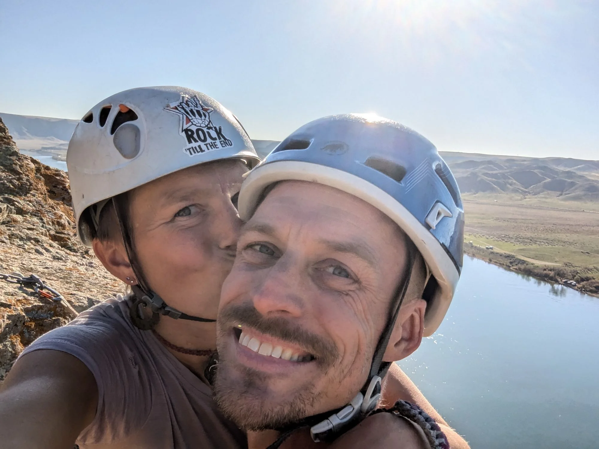 Our last days of climbing on one of the last warm and sunny days of the year.
