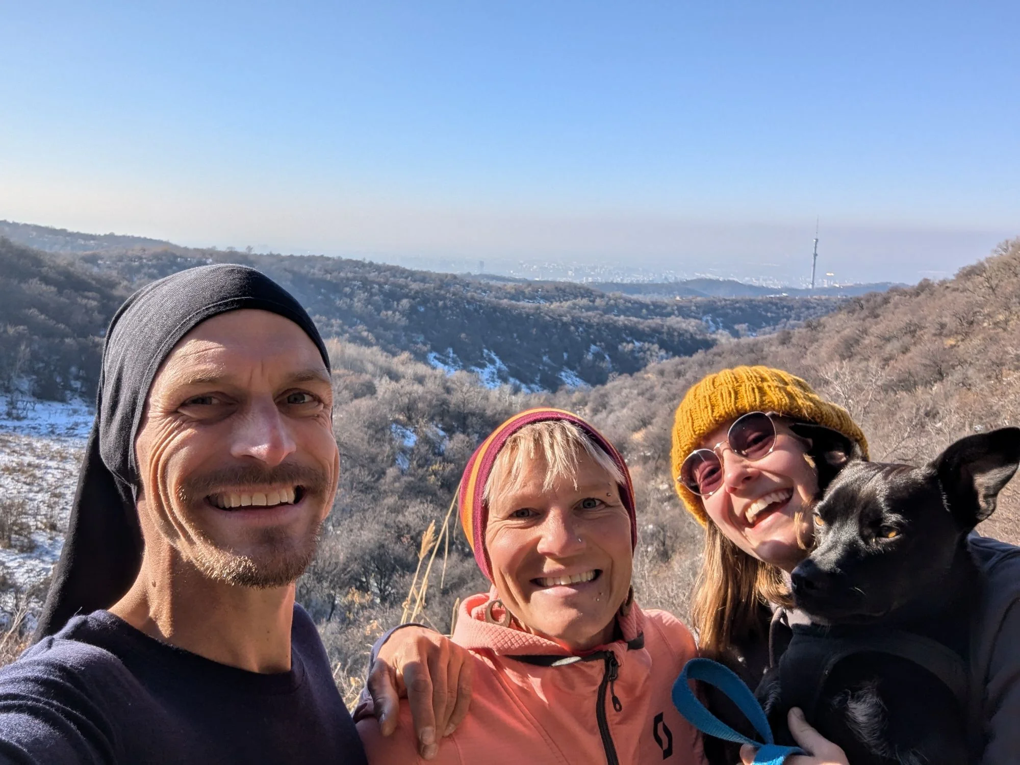 Did some hiking with our good friend Maria and her Kund (&ldquo;Kind&rdquo; (which means child) + &ldquo;Hund&rdquo; (which means dog) in the early winter weather.