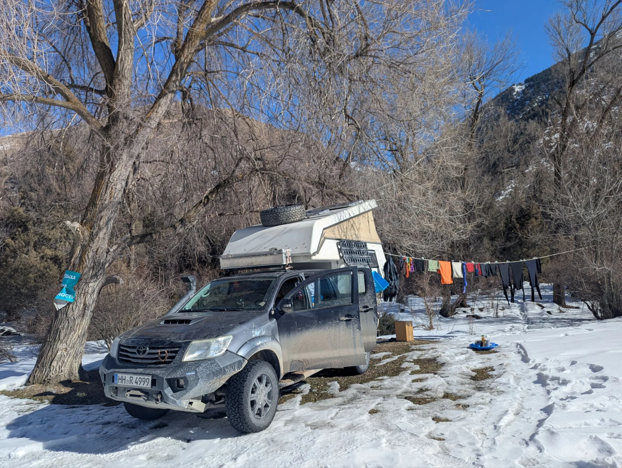 Our next camp spot already felt like spring.