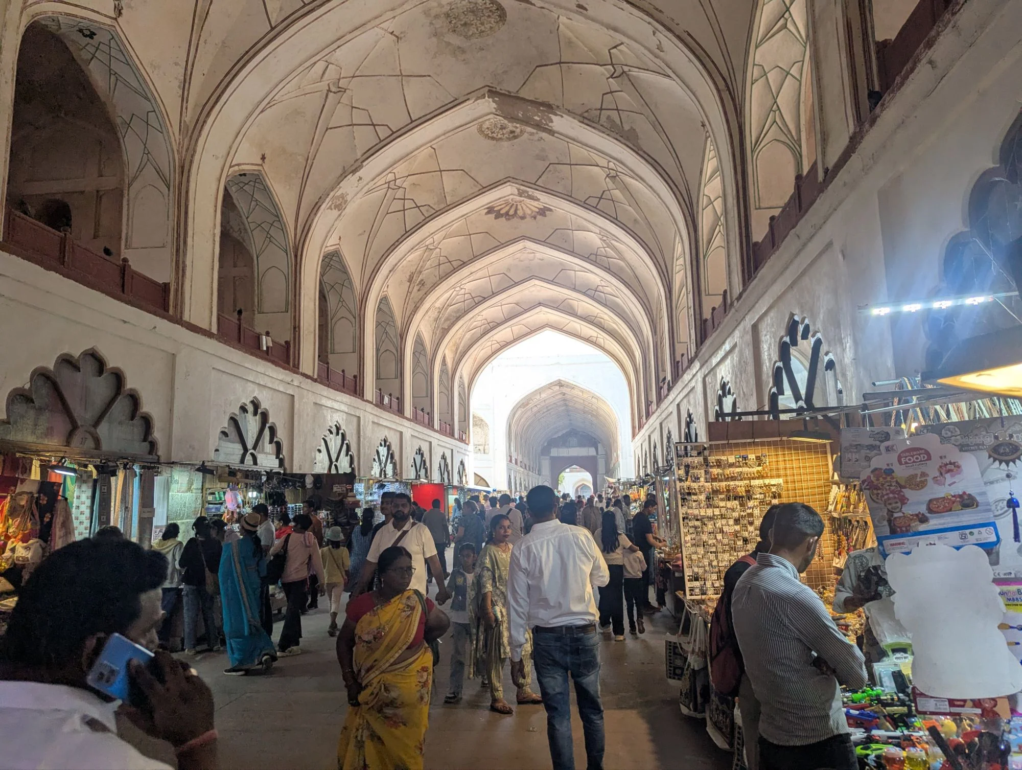 One of the many tourist bazaars.