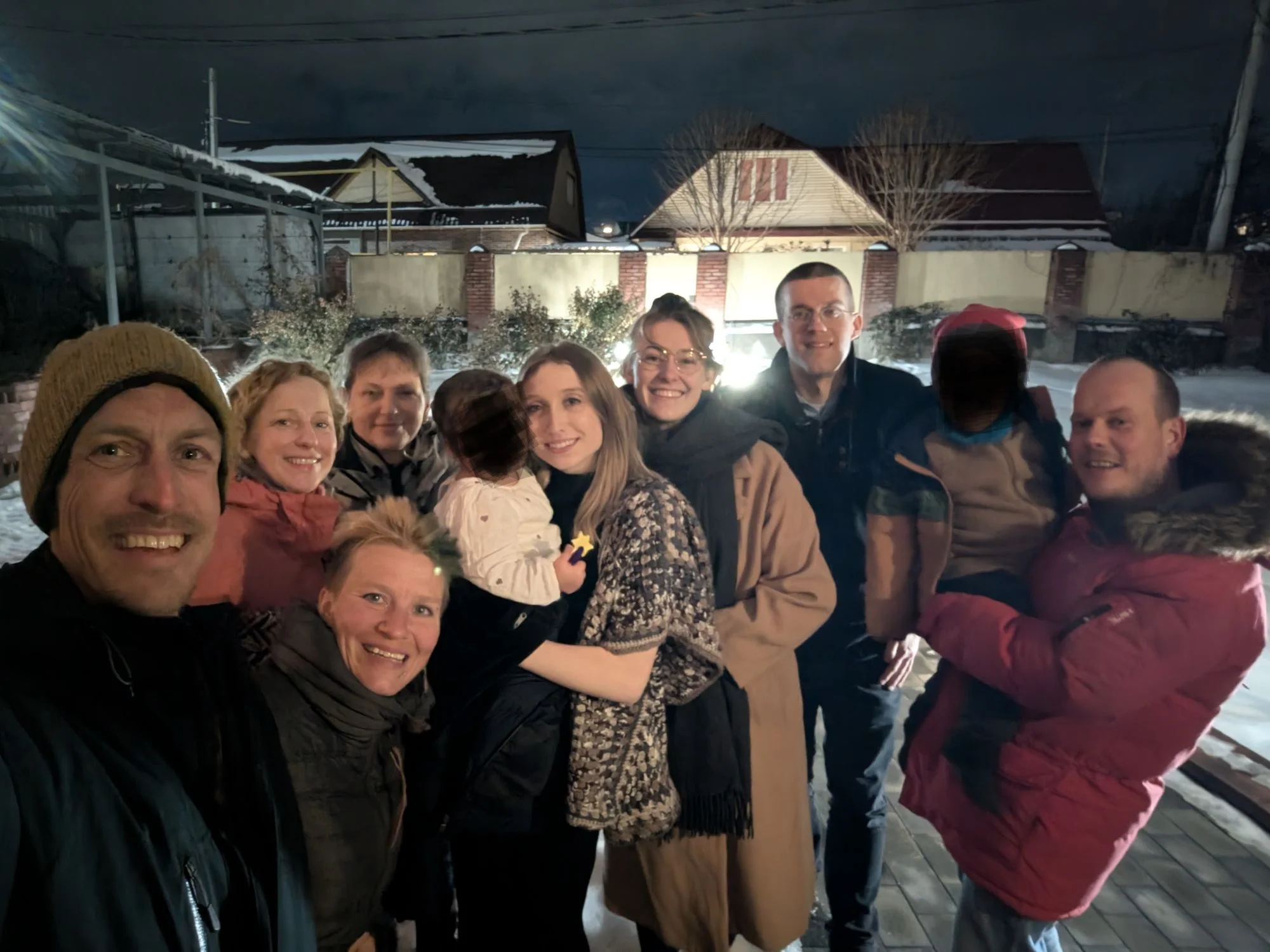 We got our leave visa and spent a wonderful New Year&rsquo;s eve with our friends in Almaty.