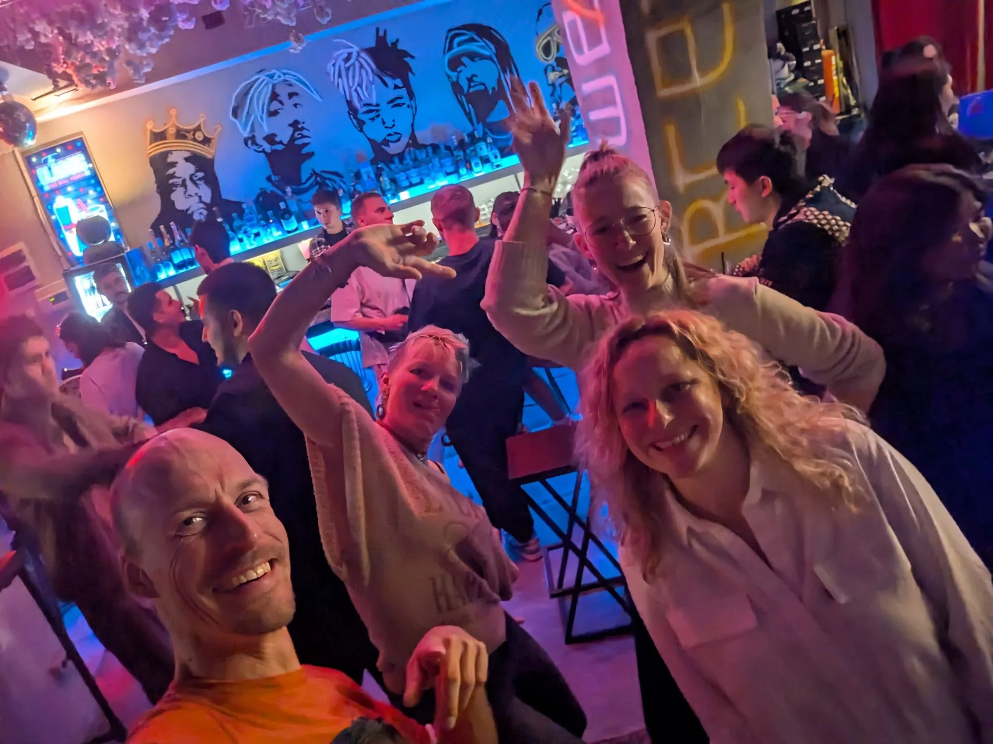 And on one of our last nights in Almaty we had a proper farewell party.