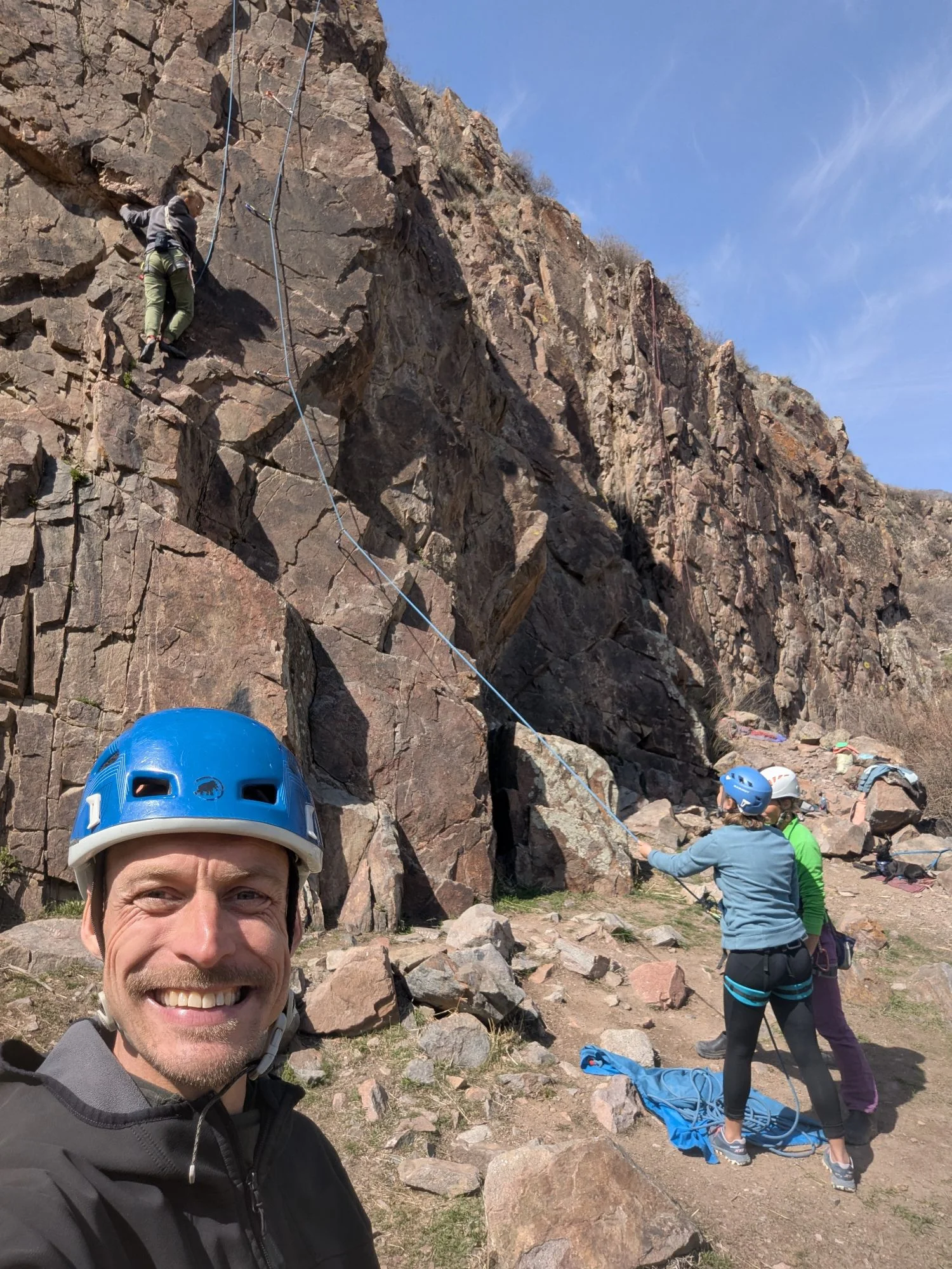 From Almaty, we went to the nice rock climbing area south of Bishkek we had visited the year before as well. Have a look on the crag.