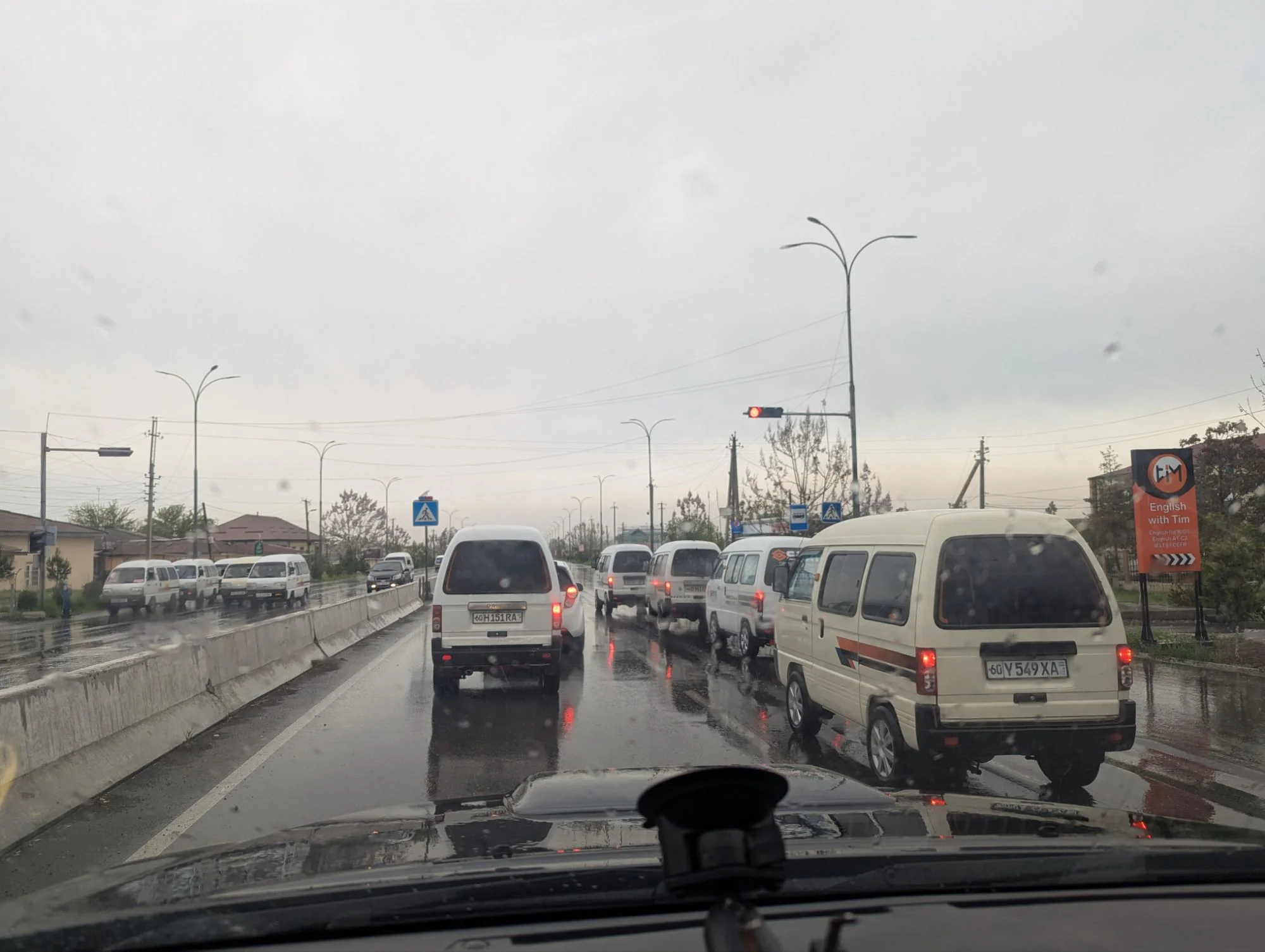 As always in Uzbekistan: the invasion of the Damas mini buses! They are everywhere. Uzbekistan has an interesting car market which is dominated by Chevrolets produced in the country: have a look at more info on Reddit.