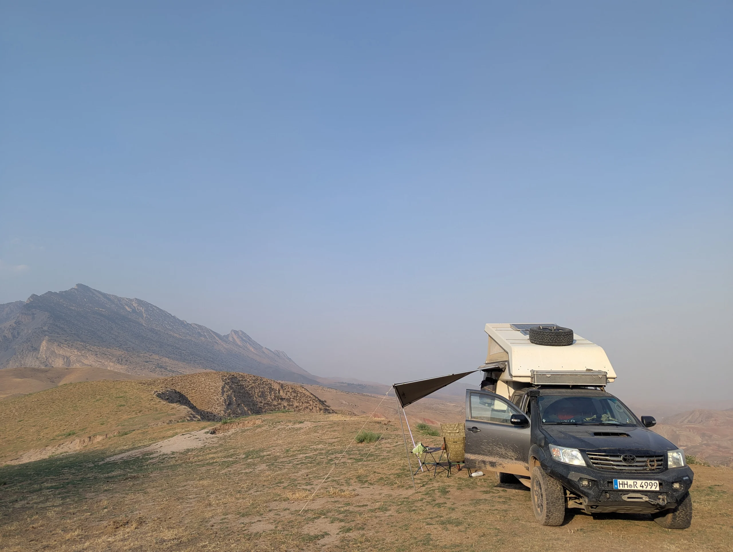 We went on and found another beautiful camp spot. The view was amazing.