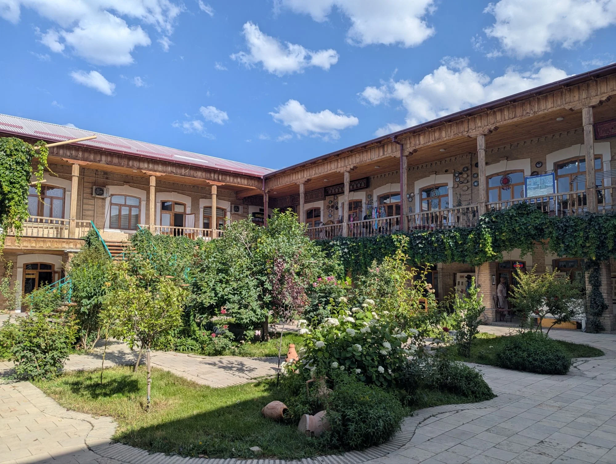 This place was interesting as well. A center of self made, local workshops where you can even do workshops.  In Samarkand we met some other travelers. It had been a while. But for me most of the talks with them were not that interesting: where are you from&mldr; , where are you going&mldr; , oh, you are traveling for so long already&mldr;,  the locals don&rsquo;t know how to handle trash&mldr;, do you have Instagram&mldr;