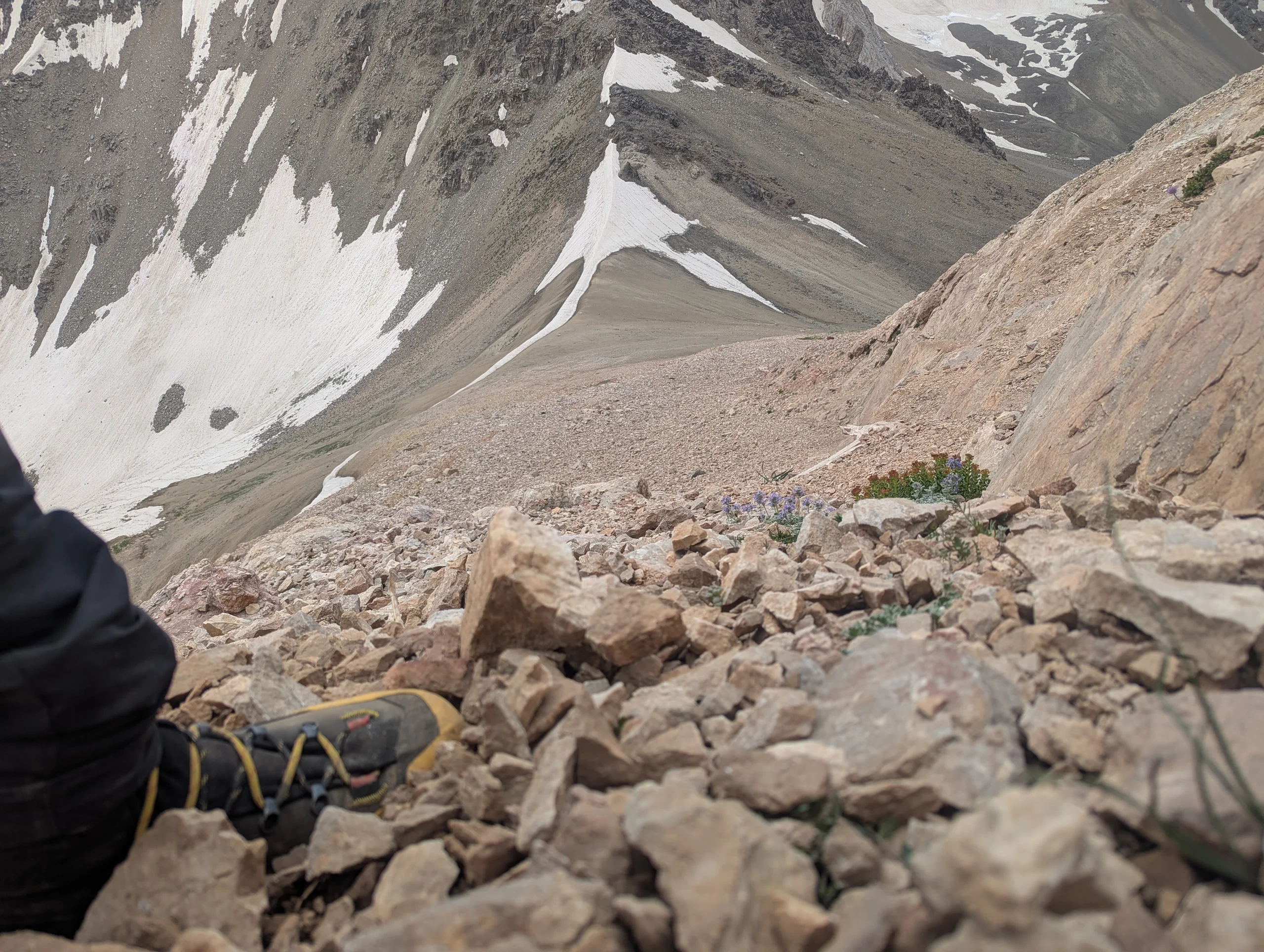 It got pretty steep.