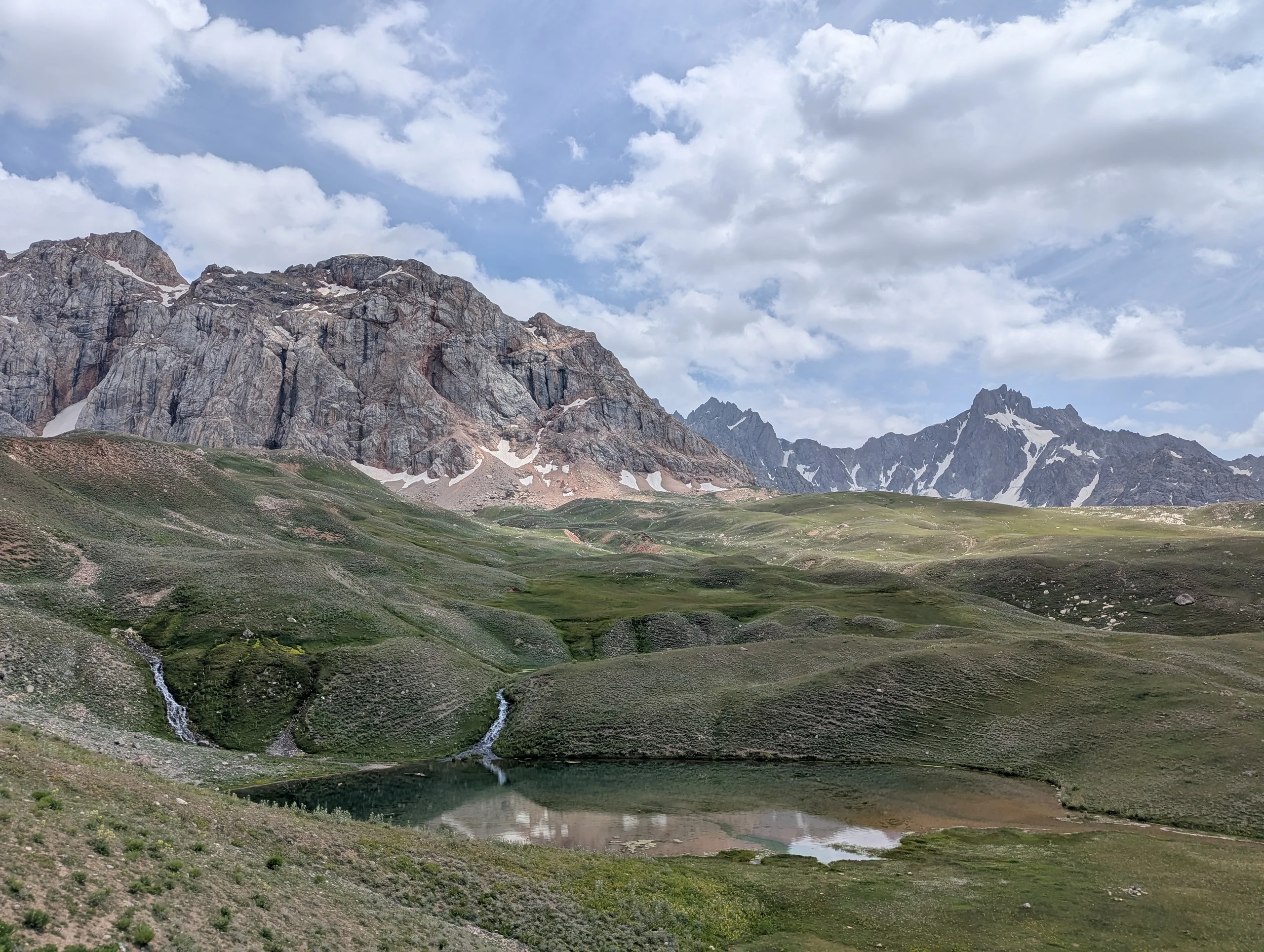 This white mountain looked very nice. Here is our tour on komoot.