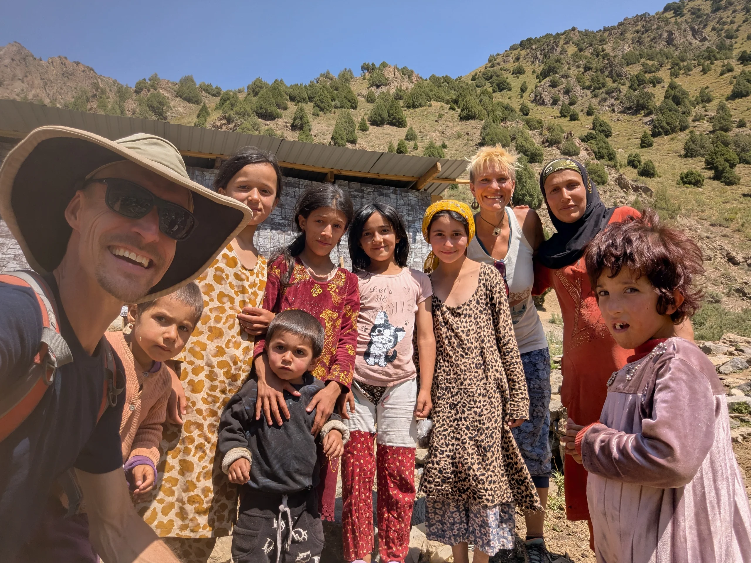 The men were herding etc and the women and girls did everything else.