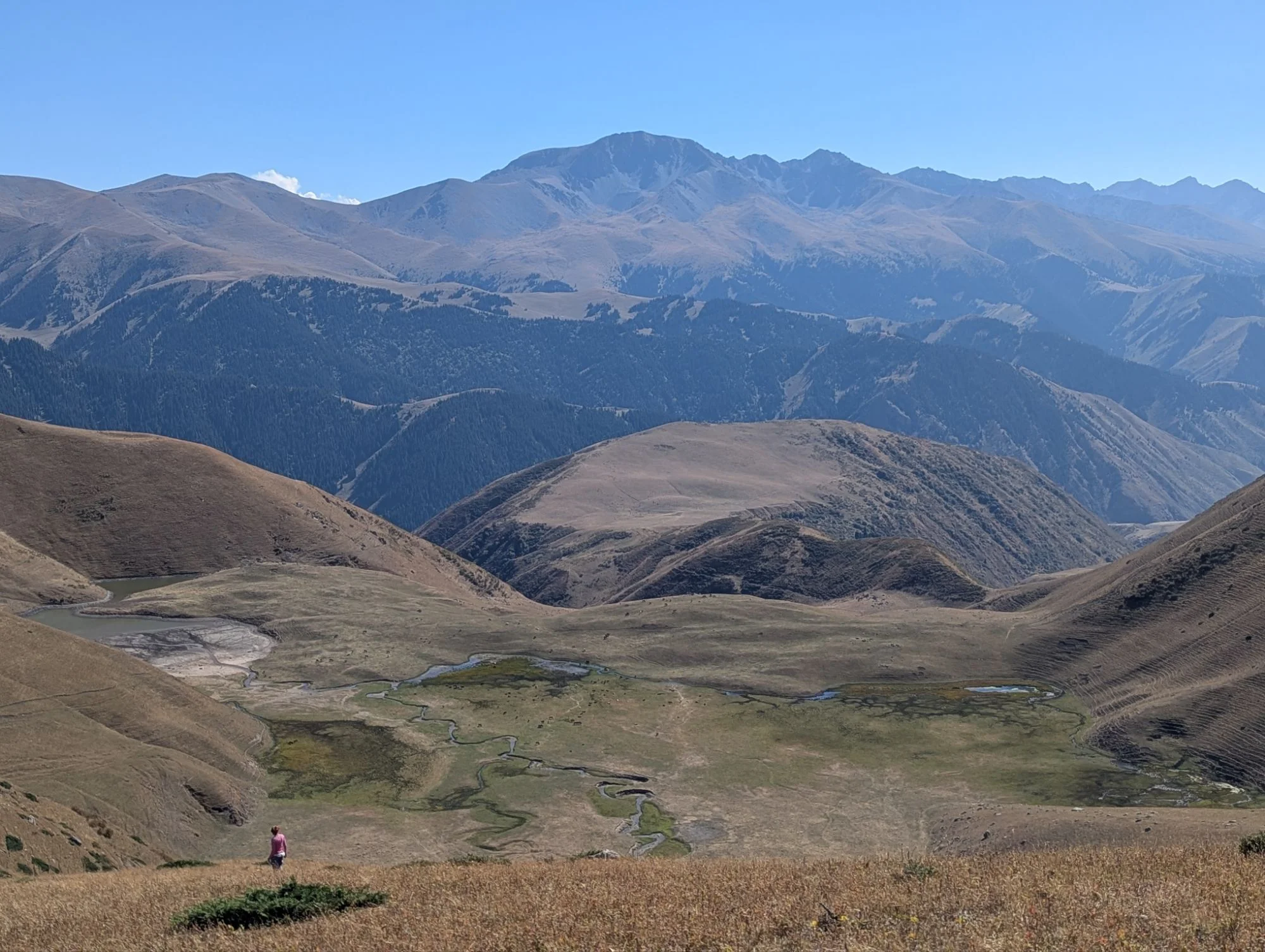 The view on a hike, we did together, was wonderful. Here is our tour on Komoot ⛰️