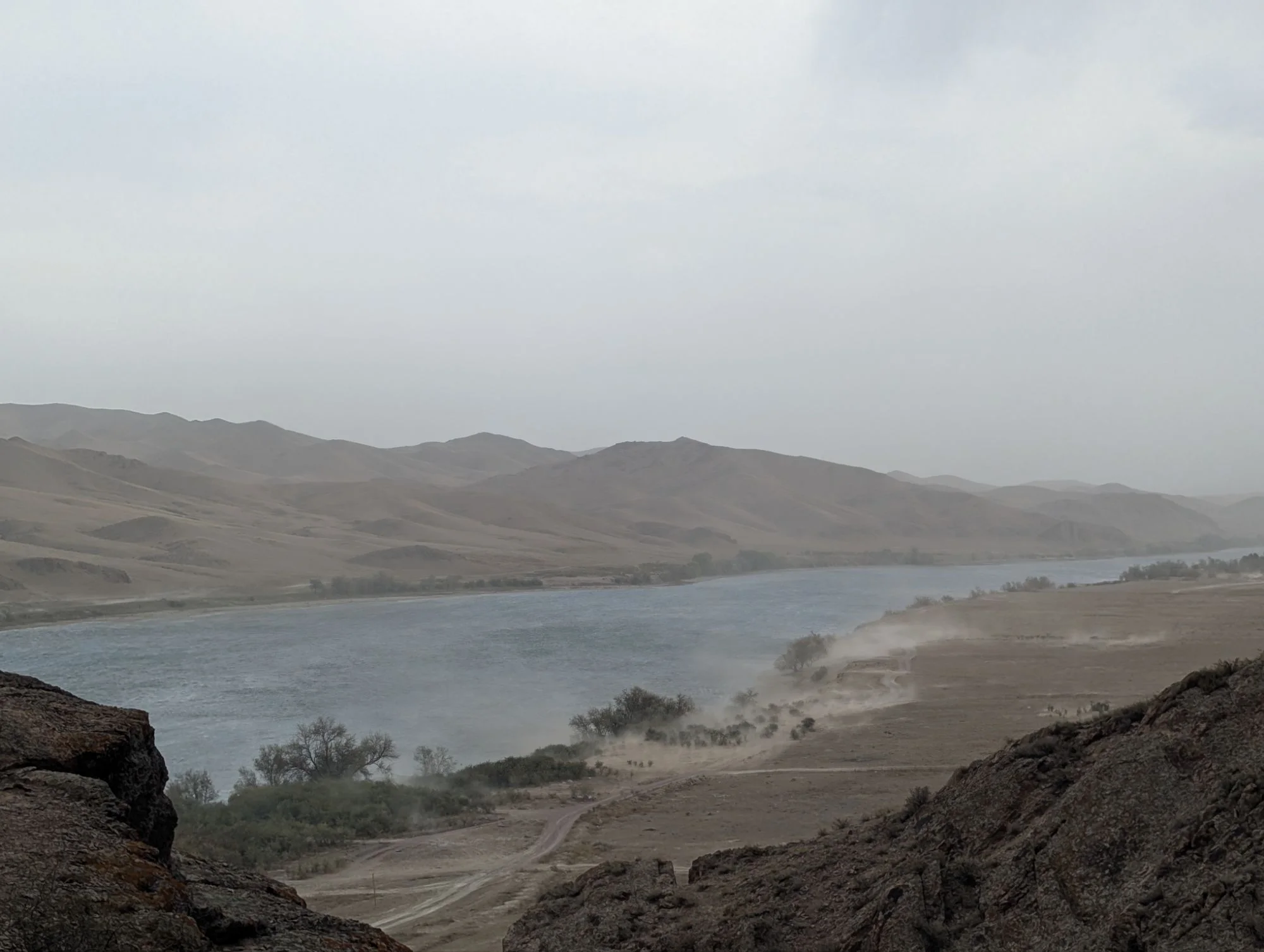 The weather was mostly very good. Only some days the wind got pretty nasty and a few times we had small sand storms 🌬️