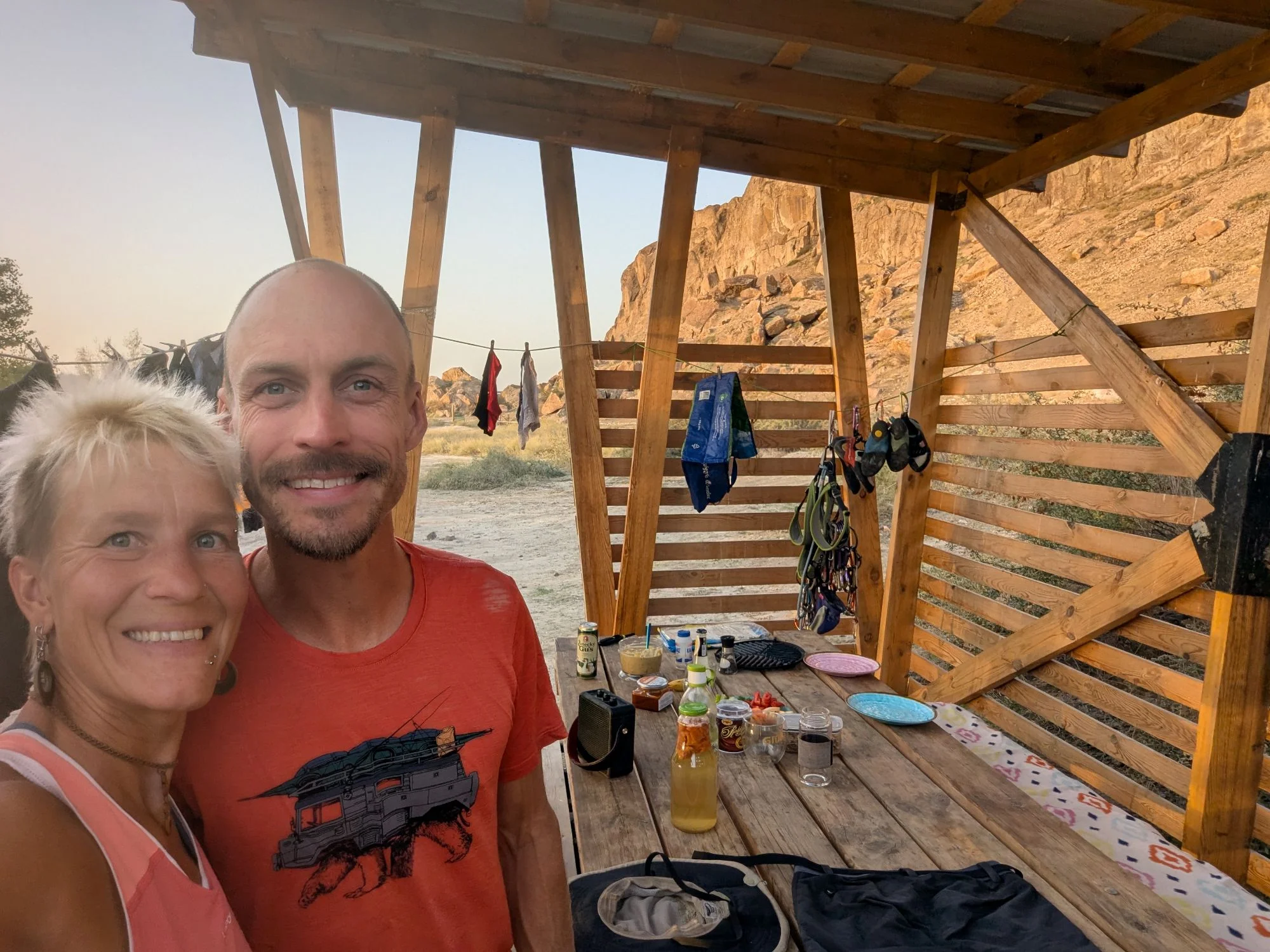 We moved into our camp spot that we used the year before for so long. Home sweet home 🏡