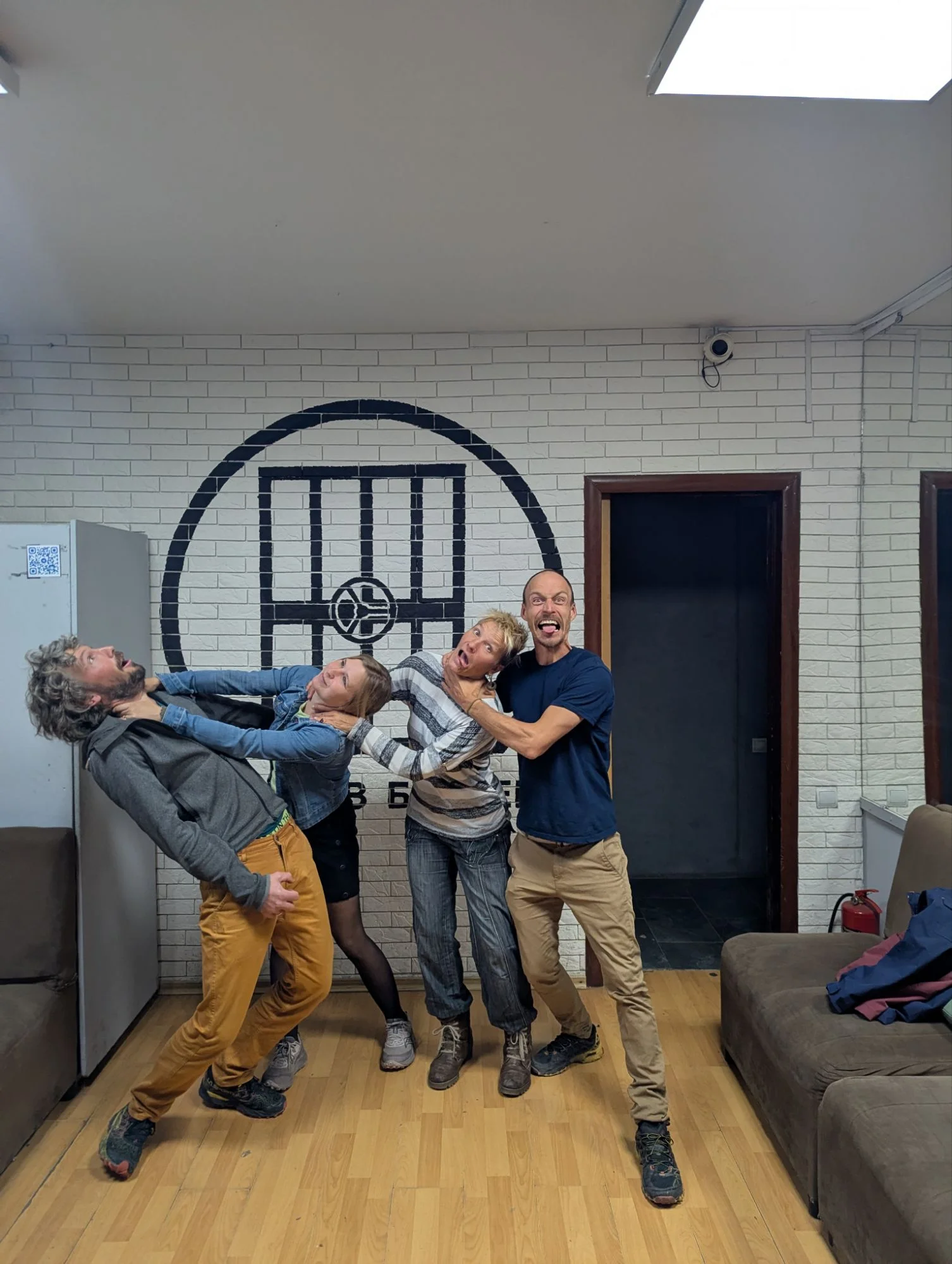 We went two times to an escape room in Almaty. From the website we were aware that these escape rooms would be more focused on horror than on puzzles but boy, we were surprised nevertheless! Before starting an escape room, we could choose a level of horror and physical contact. For the first room, we picked full contact, maximum level. Oh ha! The escape room was more of a hall with several rooms. It was dark and often pitch black. We did puzzles but the most impressive were the actors who were chasing us in horror outfits equipped with tasers and real chainsaws! The chainsaws were missing the sharp chains but still they did not miss their intention. The tasers were real tasers. I had burn marks for several days. The actors pushed us on the floor, dragged us around , and grabbed our legs when we were solving puzzles. And there were explosions, loud, disturbing horror noises! Although we needed some help with the descriptions in Russian, we had an crazy and exciting experience 🧟‍♂️