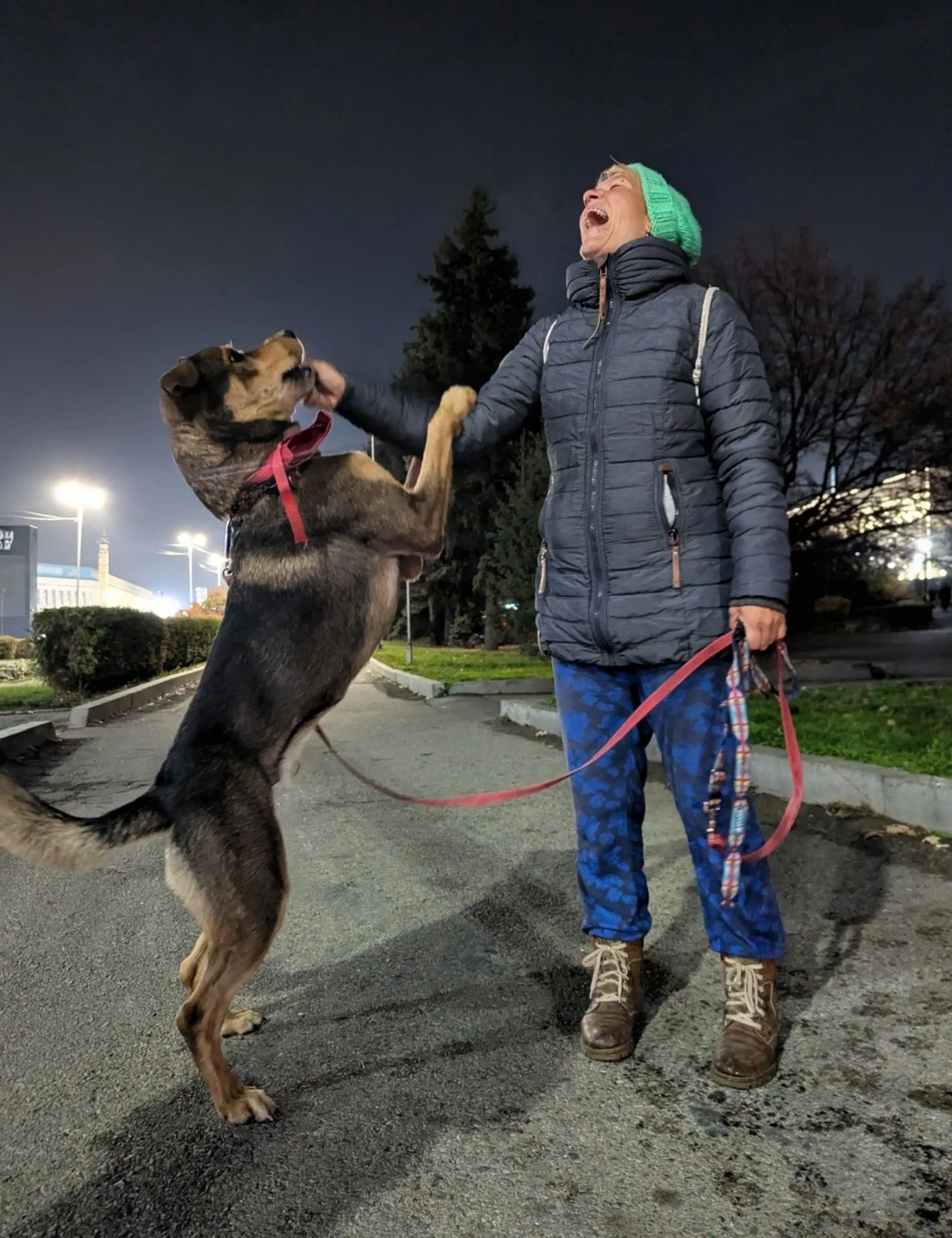Racki learned the Russian commands for Sam 🐕