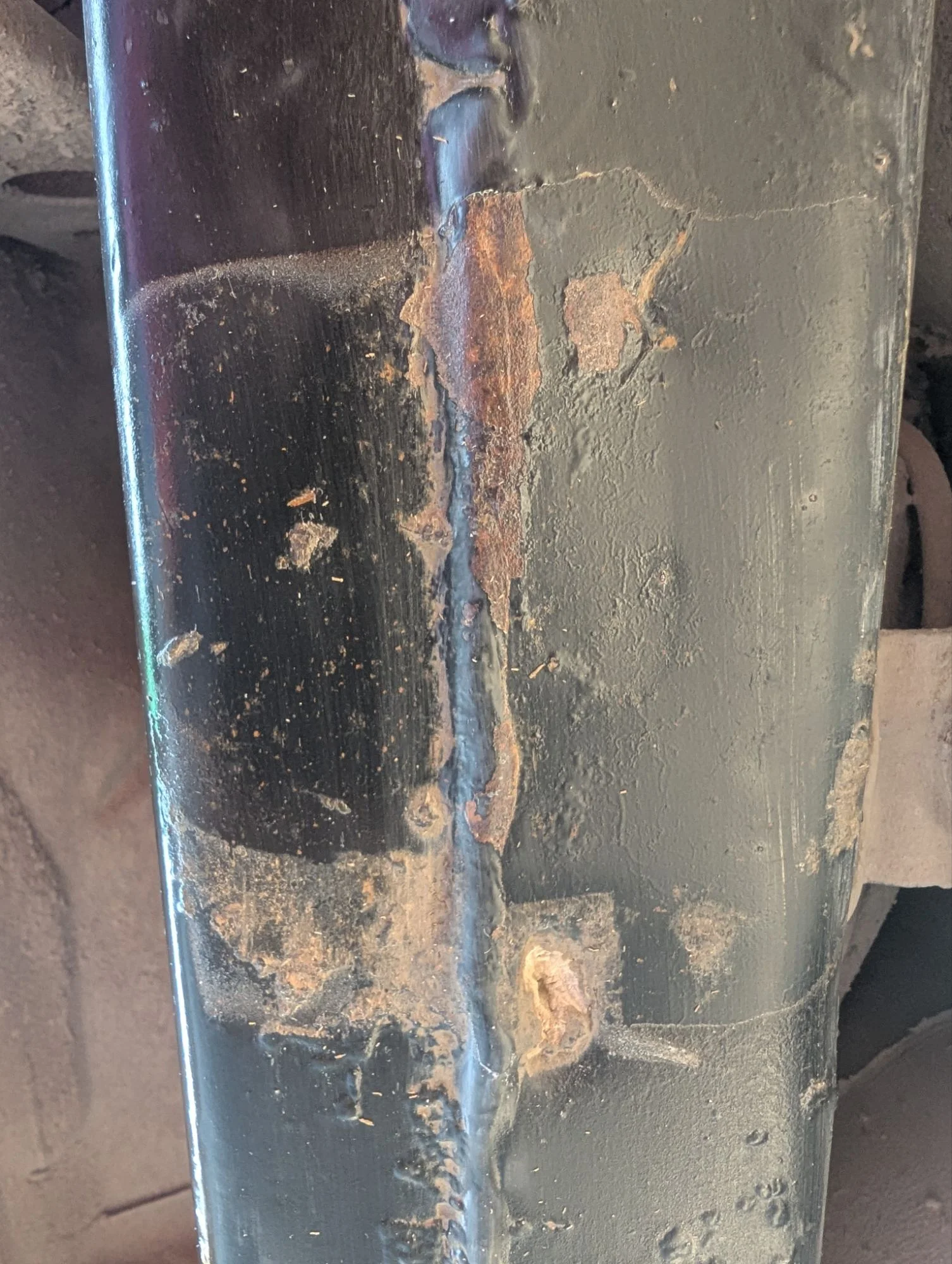 And we got Rosinante another rust treatment because the rust guy did not do a good job treating the parts of her frame where she touched the car lift 🙃