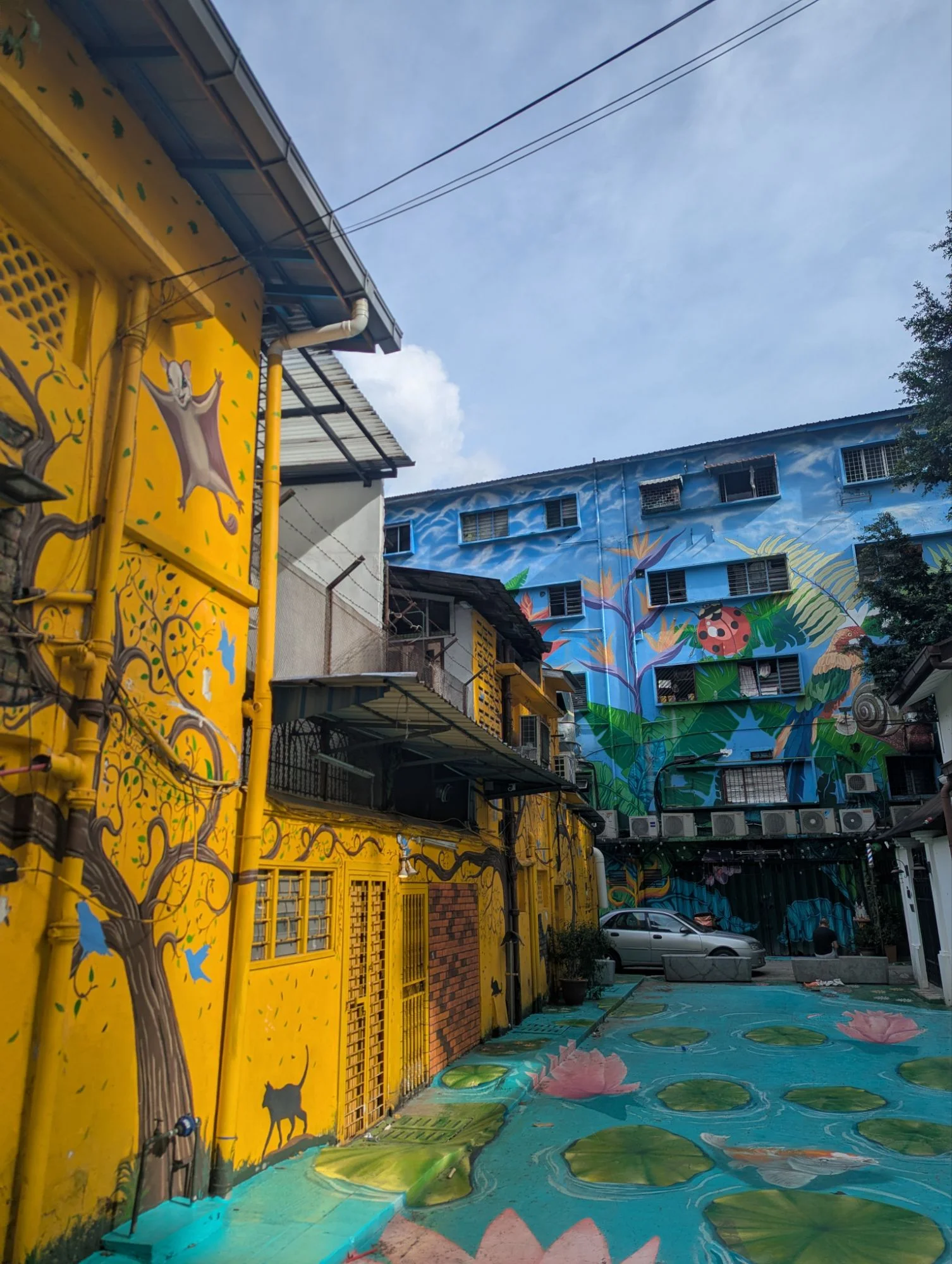 I liked the graffiti street a lot. Two or three streets with big paintings in the walls and &mldr;
