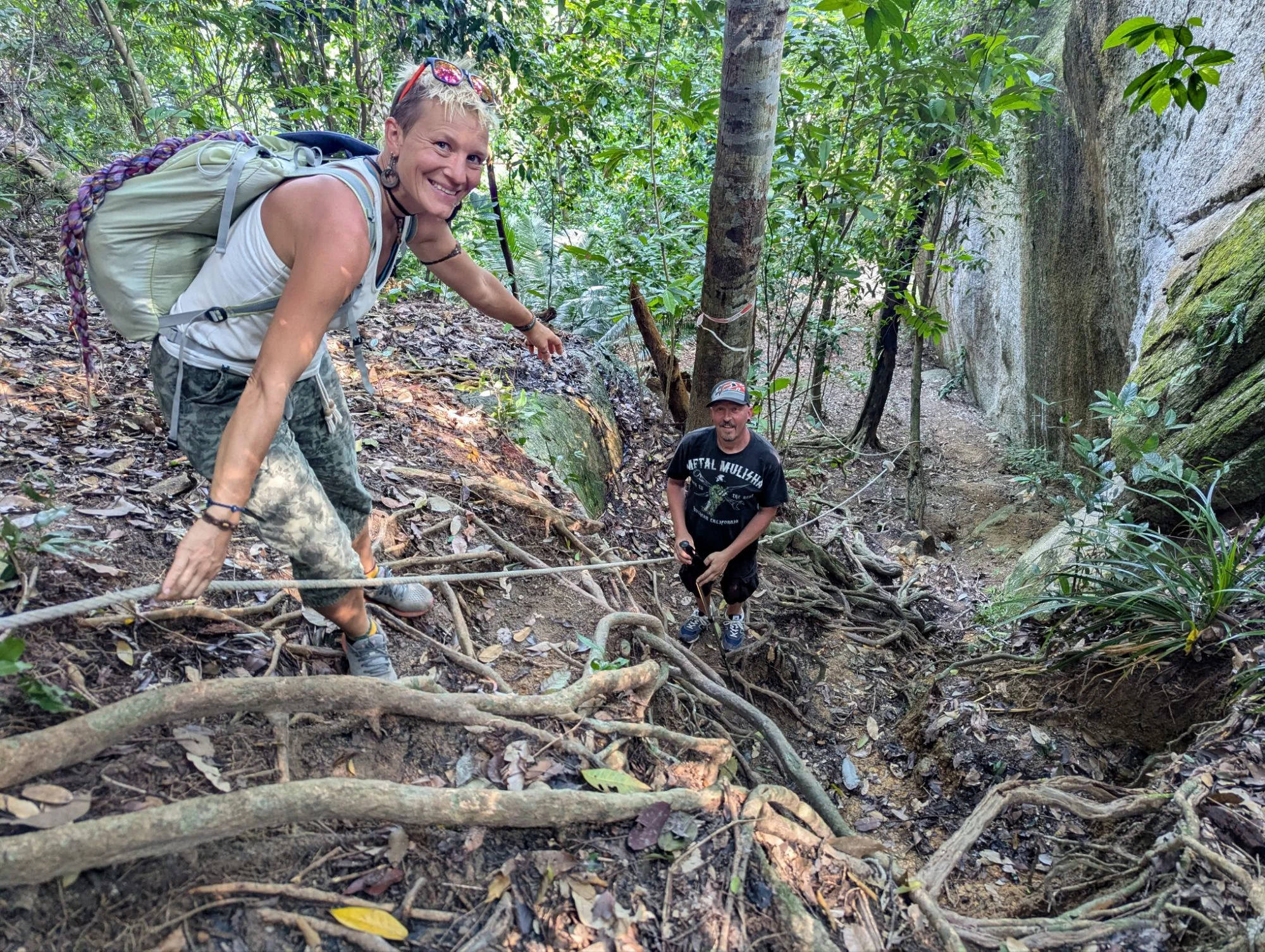 At first, the jungle trails was like the ones we already took before 😀