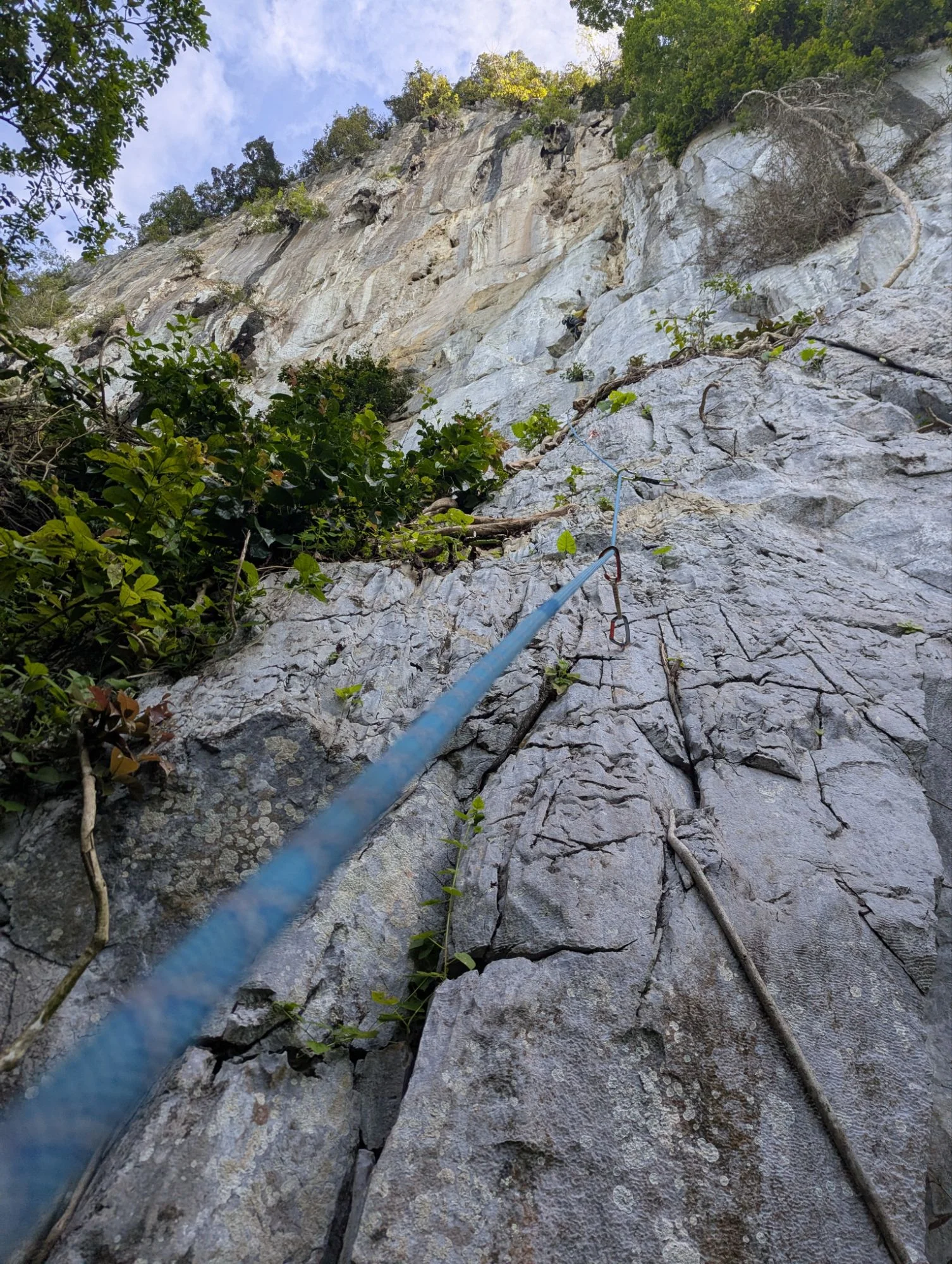 It was very nice but most of the routes were out of our difficulty range. We built up our climbing capabilities and felt really good and fit 🥳