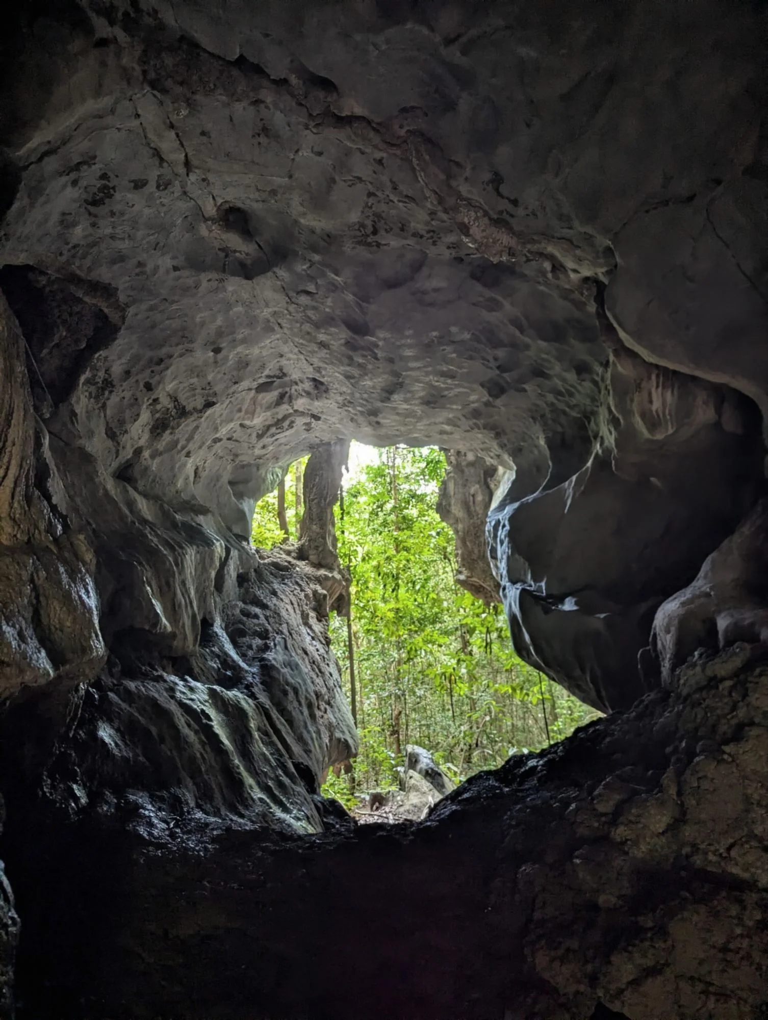 The first climbing sector we visited was called Gua Lima (&ldquo;cave five&rdquo;).