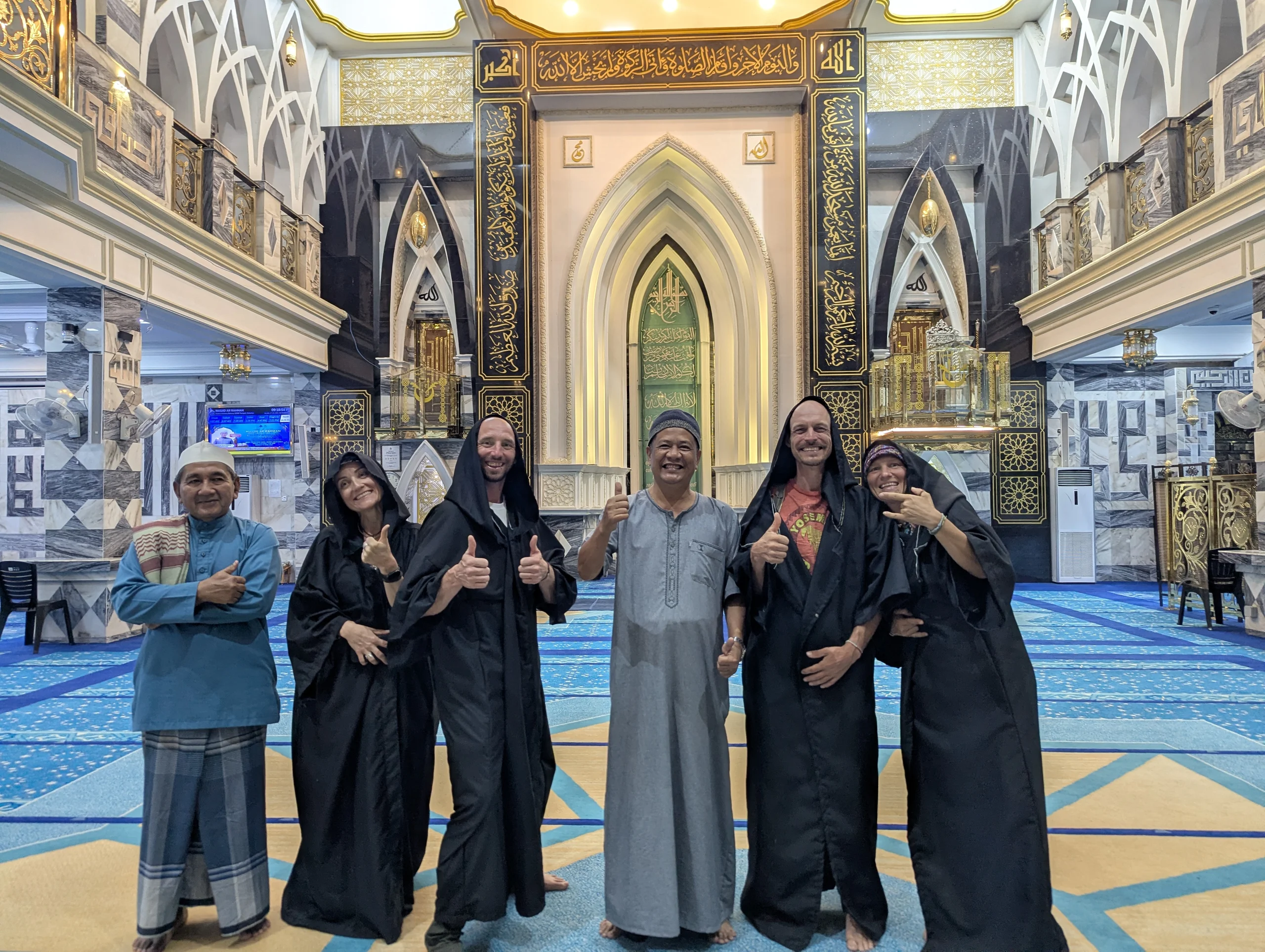 They were very eager to take photos with us and we loved that they were so open and happy to show us their holy place and tell us how they are deciding who becomes the next Imam and all kinds of things.