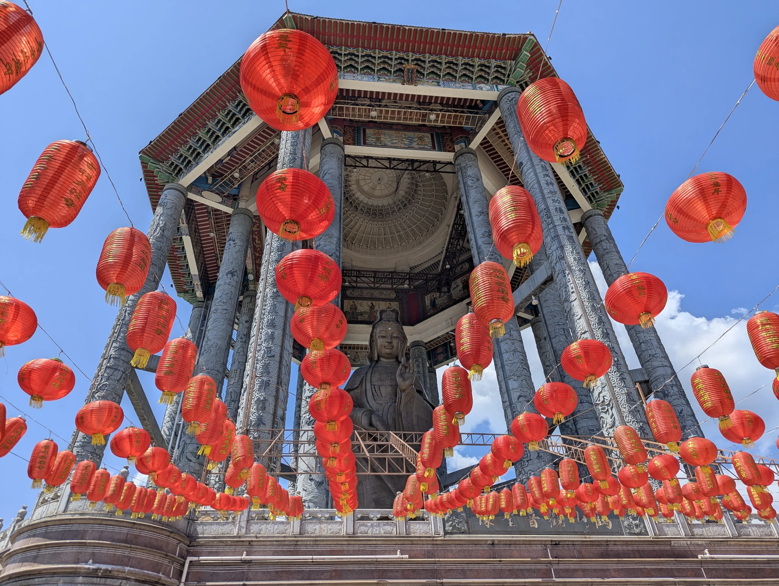 Next we went to the biggest temple on Penang, the Kek Lok Si Temple. It was so beautiful!