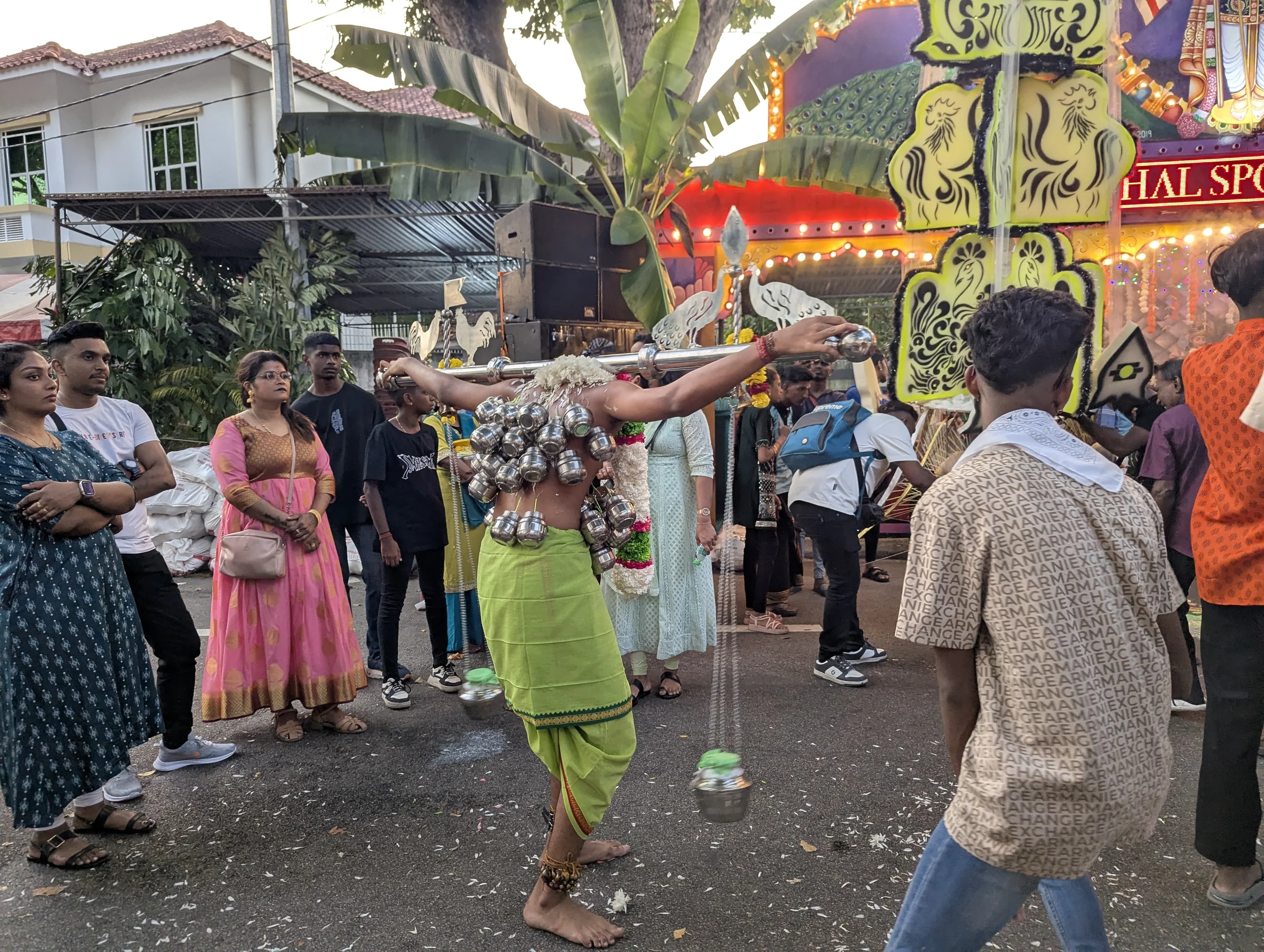 &mldr; some put weighs on hooks through their skin, some carried blessed milk, and more dancing, chanting and everything! See the video at the end of this post.