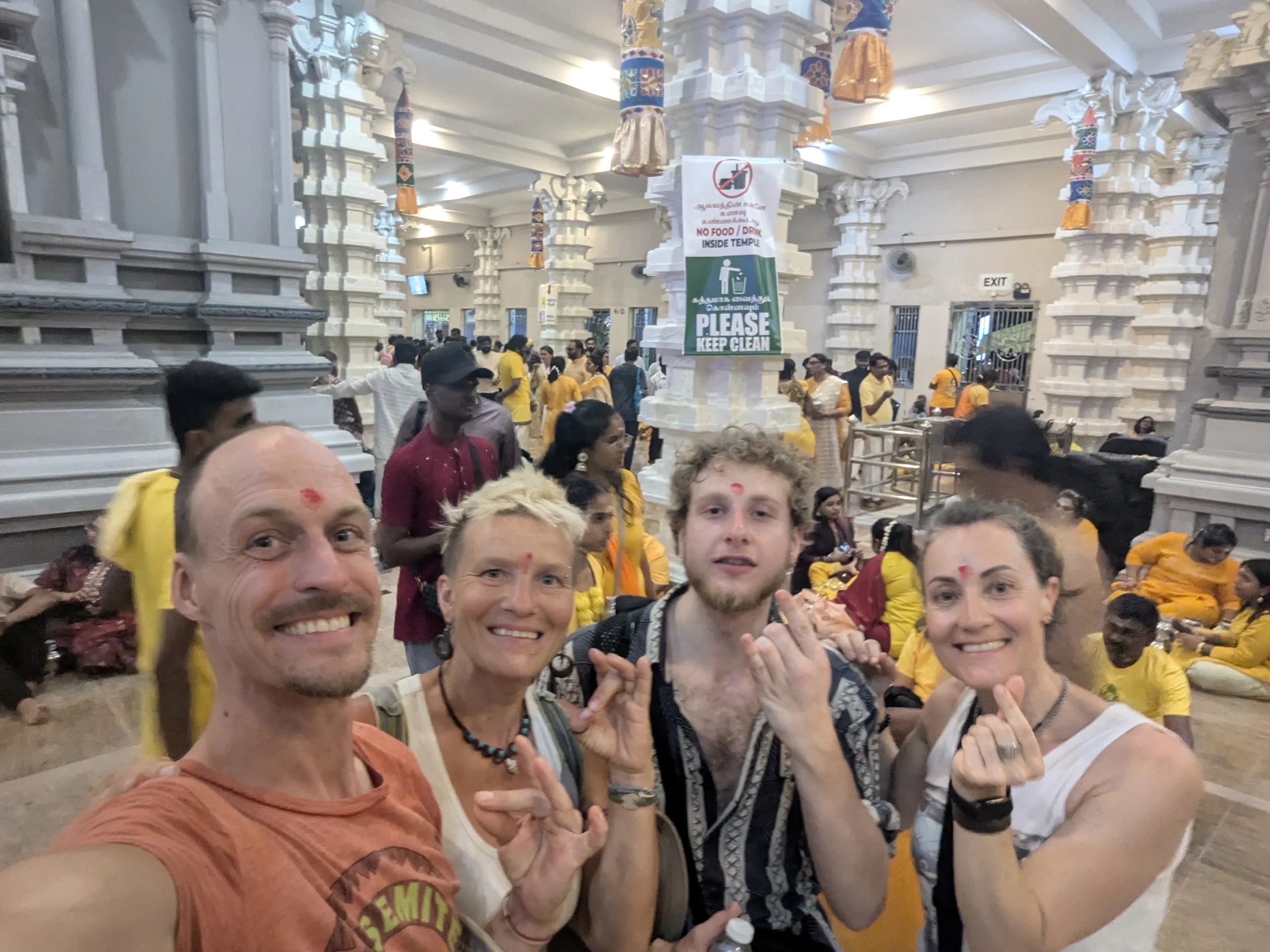 It was fascinating and a nice final experience with the Kleinis before the left for Kuala Lumpur.